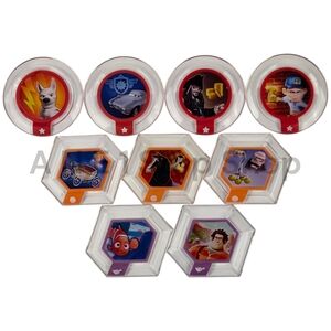 Disney Infinity Series 1 Power Discs Lot of 9 - Loose